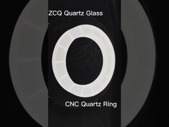 Lab Cnc หน้าแปลนควอตซ์ความแม่นยำสูงทนต่ออุณหภูมิสูง