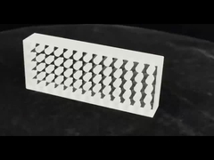 แผ่นกระจกควอตซ์ perforated ทนต่ออุณหภูมิสูง