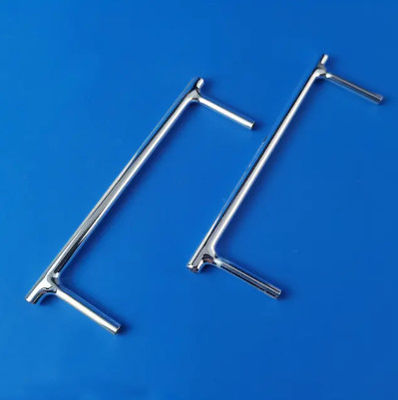 1100 Degrees Processing Temperature Silver-plated Quartz Tube With Polished Or Frosted Surface Finish