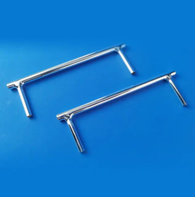 1100 Degrees Processing Temperature Silver-plated Quartz Tube With Polished Or Frosted Surface Finish