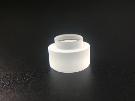 Optical Quartz Glass Quartz End Caps Transparent Or Frosted Coatable Customize