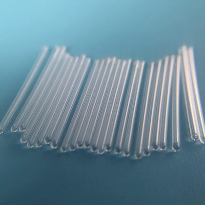 Polished Quartz Glass Tube With One End Sealed Clear And Transparent Material