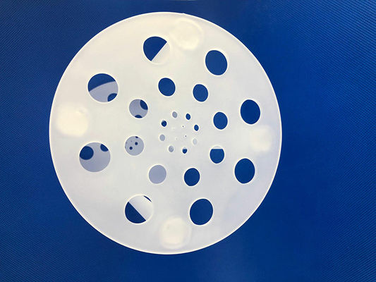 Milky White Quartz Apparatus Quartz Products Terminal Base For Semiconductor