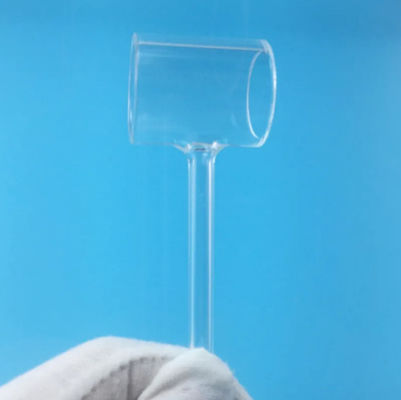 Solar Energy Compatible Clear Quartz Glass Tee Pipe With 2.2g/cm3 Density