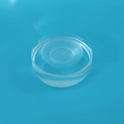Circular Custom Glass Parts Fused Quartz Substrate With Six Bottom Surface Bosses
